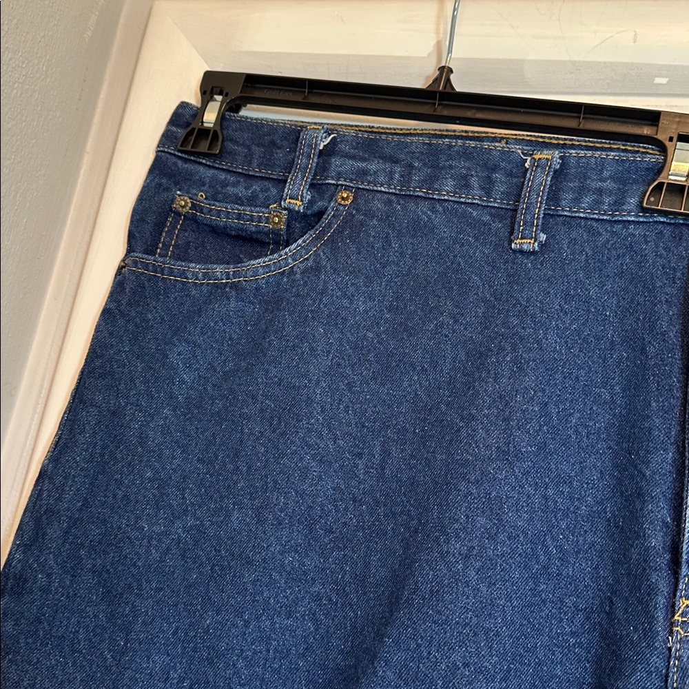 Rural King Regular-Fit Big Man Cotton Denim Dark Wash Blue Jeans 50x30 - Picture 5 of 10